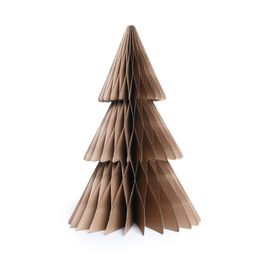Pinheiro Decorativo De Papel Marrom Escuro