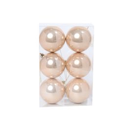 Enfeite Bola Brilhante Champagne