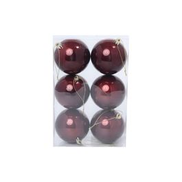 Enfeite Bola Brilhante Vinho