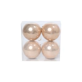 Enfeite Bola Brilhante Champagne