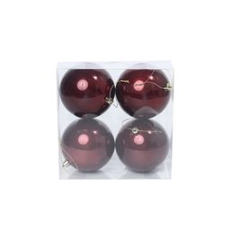 Enfeite Bola Brilhante Vinho