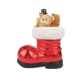 Base Para Arvore De Natal Bota Natalina Vermelho / Branco