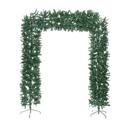 Arco Natalino Com Galhos Verde