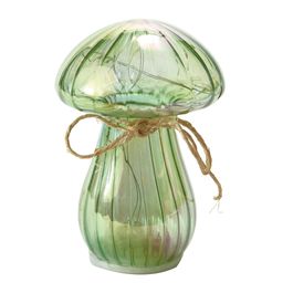 Cogumelo Decorativo Com Led Verde