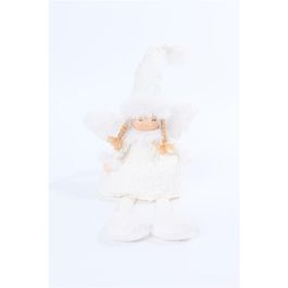 Anjo Decorativo Tecido Branco