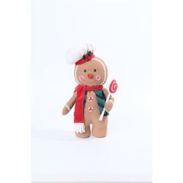 Boneco Decorativo Gingerbread Colorido
