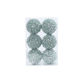 Enfeite Bola Com Glitter Verde