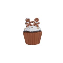 Cupcake Em Resina Marrom