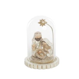 Sagrada Familia Em Resina Branco