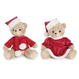 Urso Decorativo Com Cachecol Marrom / Vermelho