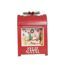 Casinha Decorativa Decorativo Vermelho / Branco