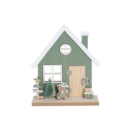Casinha Decorativa Decorativo Verde / Marrom