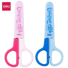 Tesoura Escolar com Capa - Lâmina 12cm - Sortido - Saco PP