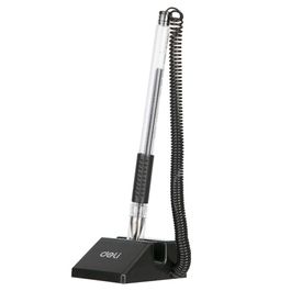Caneta Esferográfica DAILY com suporte - Ponta Mini 0,5mm  - Preta - 1 pc