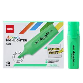 Marca Texto DELIGHT - Ponta Cinzel 1,0-5,0mm - Verde - 10 pcs