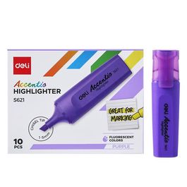 Marca Texto DELIGHT - Ponta Cinzel 1,0-5,0mm - Roxo - 10 pcs