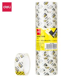Fita Adesiva Transparente BOPP - 18mm x  18,28m  8 rolos