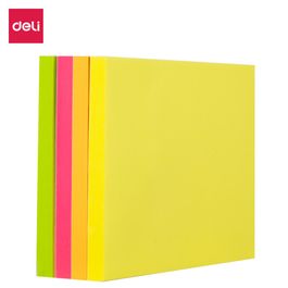 Notas Adesivas 76 x 76mm - Fluorescente - 4 x 100 fls