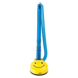 Caneta Esferográfica DAILY com suporte - Ponta Mini 0,7mm  - Azul - 1 pc