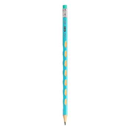 Lápis Grafite HB Hexagonal Ergonomico com Borracha Coloridos  - 12 pcs