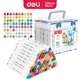 Marcador Artístico Dual - 80 pcs