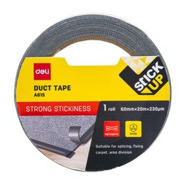 Fita de Reparo Duct Tape Preta - 60mm x 20m x 230mic