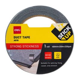 Fita de Reparo Duct Tape Preta - 45mm x 20m x 230mic
