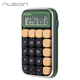 Calculadora 12 dígitos - Tela Ajustável -  Verde