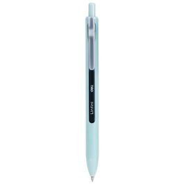 Caneta Gel Retrátil Clip Metálico - Ponta Bullet 1,0mm - Azul - 12 pcs