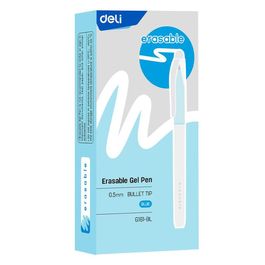 Caneta Gel Apagável - Ponta Bullet 0,5mm - Azul - 12 pcs