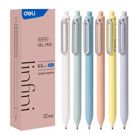 Caneta Gel Retátil  Linfini  -  Ponta Bullet  0,5mm - 12 pcs