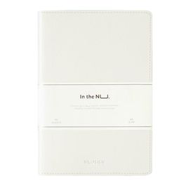 Caderno A5  -  Capa de Couro - Branco