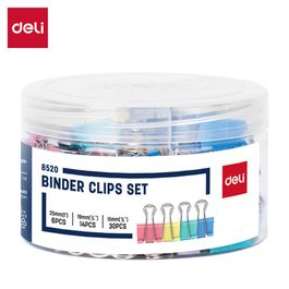 Prendedores de Papel Coloridos - 15mm/19mm/25mm  50 pcs
