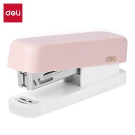 Grampeador Mini Linfini - Grampo 24/6  - 15 fls  - Rosa