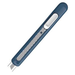 Estilete Linfini - Lâmina 9mm  Aço SK5 - Azul - Blister