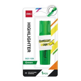 Marca Texto Accent - Ponta Cinzel 1,0-5,0mm - Verde - Blister 1 pc
