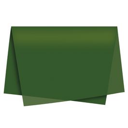 Papel Seda Liso Verde Musgo