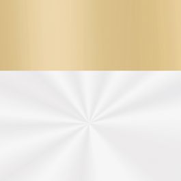 Saco para Cesta Liso Barrado Ouro