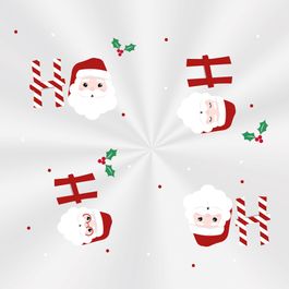 Saco P/Cesta Papai Noel Chegou Colorido