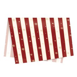 Papel Seda Noelito Ouro / Marfim / Bordo