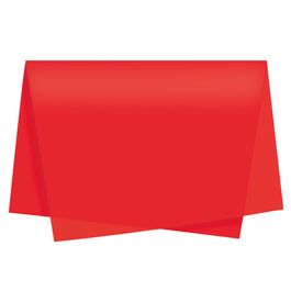 Papel Seda Liso Vermelho