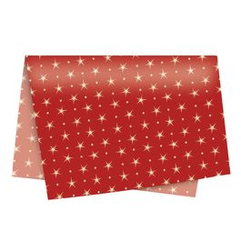 Papel Seda Louvre Vermelho / Ouro