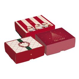 Caixas Para 8 Brigadeiros E Bombons Sortido Natal Colorido