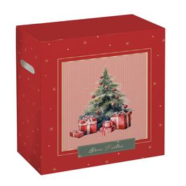 Caixa Para Cesta De Natal Charm Natalino