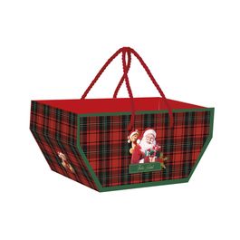 Cesta De Cartão Com Alça Magia Infinita