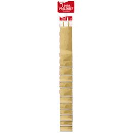 Sacola De Papel Autosserviço Com Clip Strip Ouro
