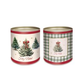 Lata Para Panetone Rígida Pinheiro