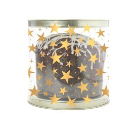 Lata Para Panetone Acetato Elite Brilhar Ouro