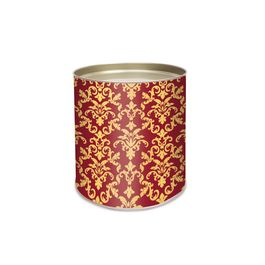 Lata Para Panetone Rígida Elite Brilhar Marfim e Ouro