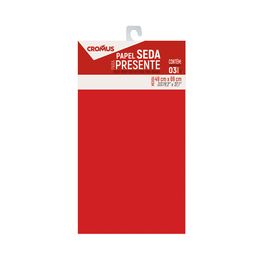 Papel Seda Autosservico Liso Vermelho